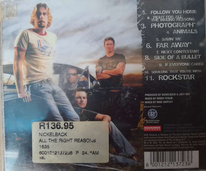 Nickelback - All the right reasons