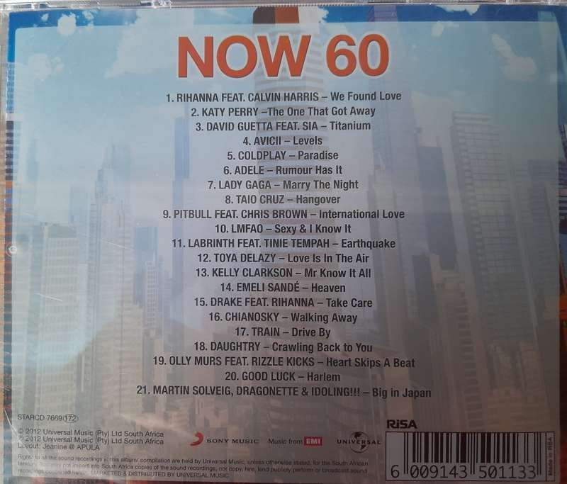 NOW Thats What I Call Music 60