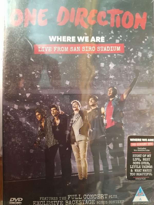 DVD: One Direction - Where we are - Live from San Siro Stadium