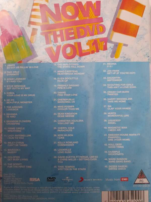 DVD: NOW Thats wht we call music - Vol.17