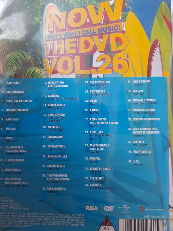 DVD: NOW Thats wht we call music - Vol.26