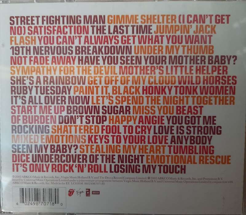 Rolling Stones - Forty Licks (2 CD Set)