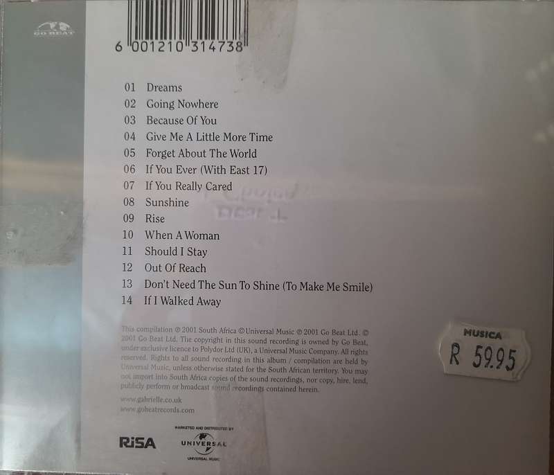 Gabrielle - Dreams come True - Greatest Hits Vol.1