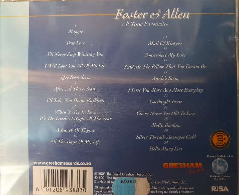 Foster & Allen - All time favourites