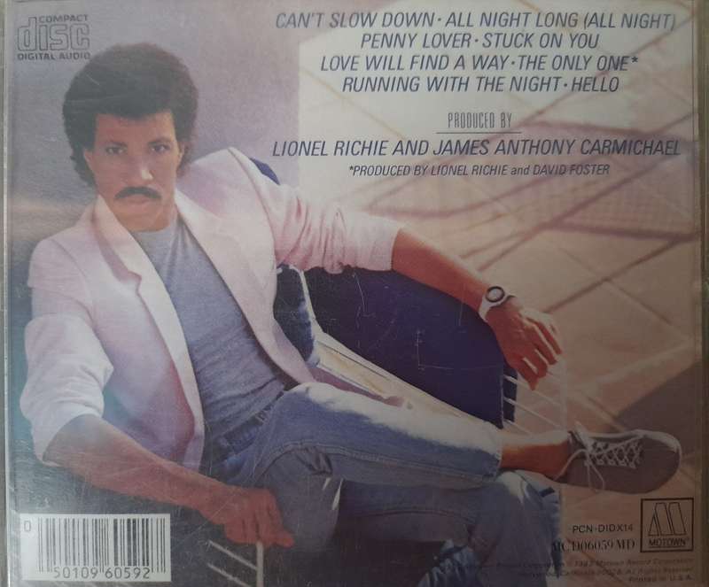Lionel richie - Can`t slow down