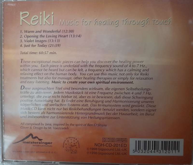 Reiki, Part One - Music for healing through touch