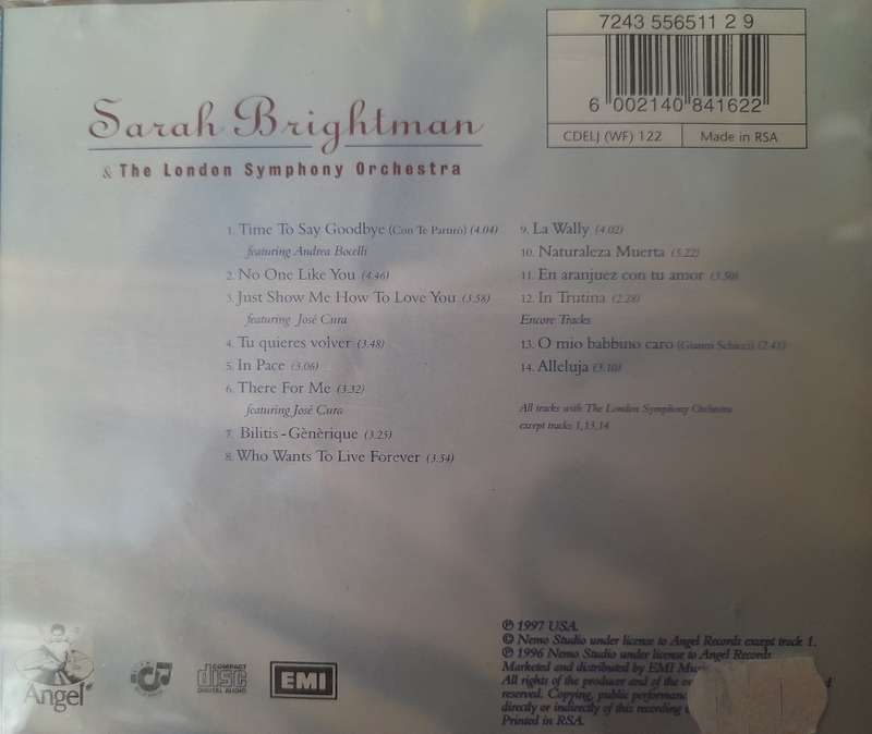 Sarah Brightman - Time to say goodbye
