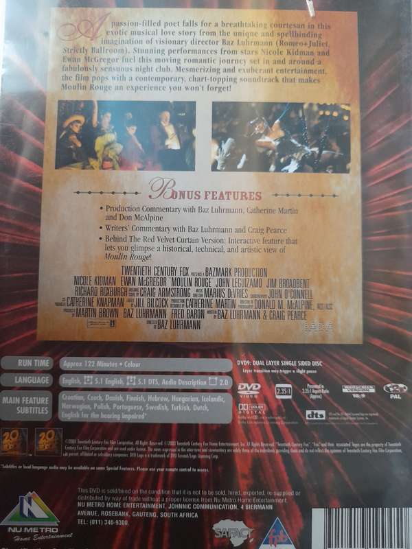 DVD: Moulin Rouge