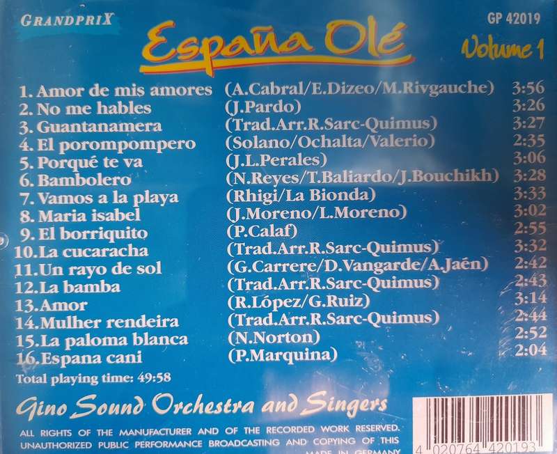 Espana Ole - Volume 1