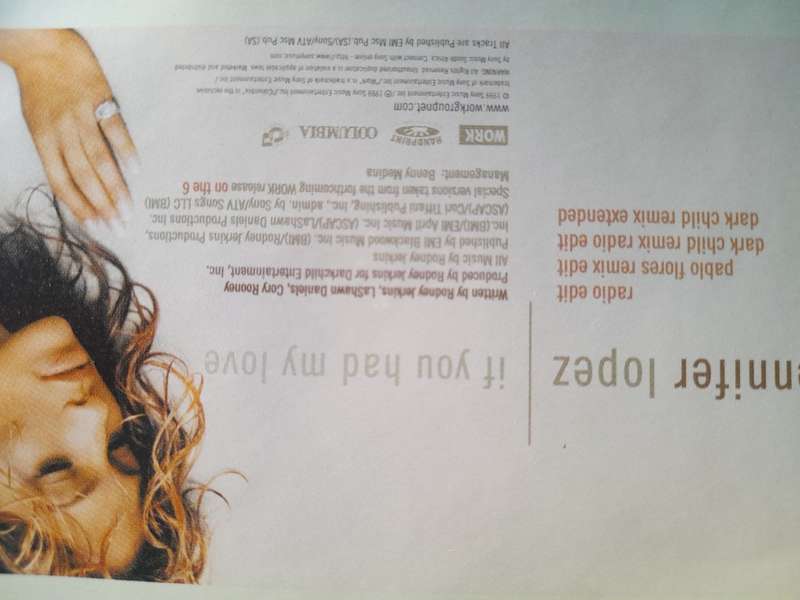 Jenifer Lopez - If you had my love (Single)