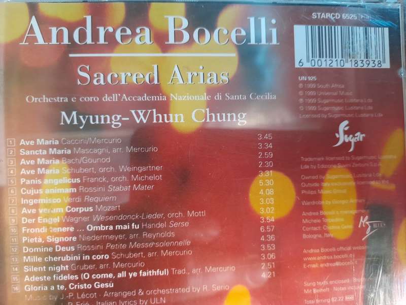 Andrea Bocelli - Sacred Arias