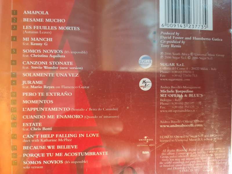 Andrea Bocelli - Amore