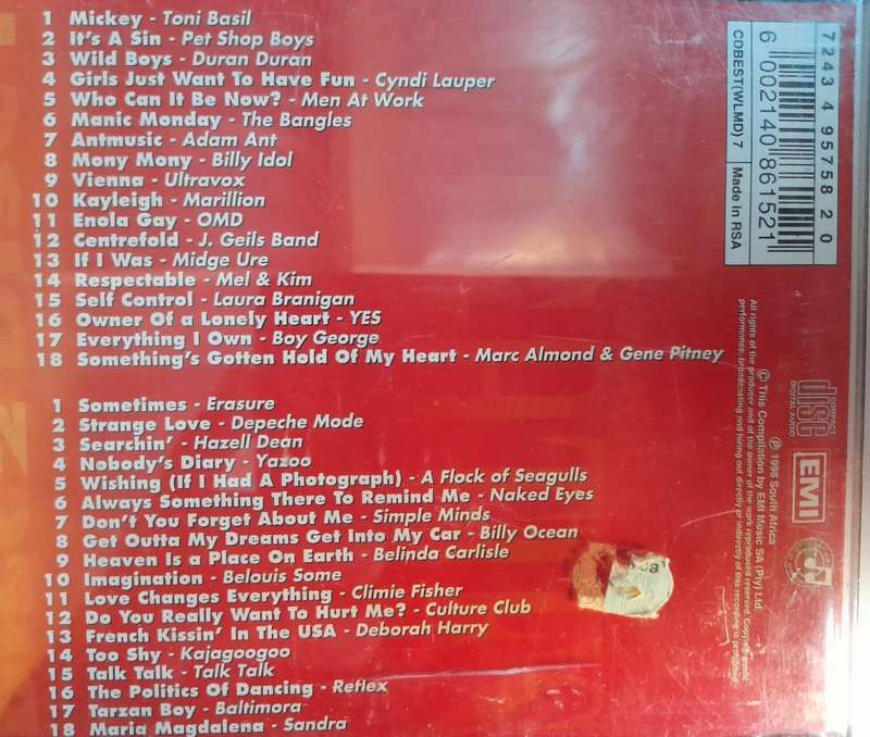 The Best Eighties Album in the world ever (Double CD)