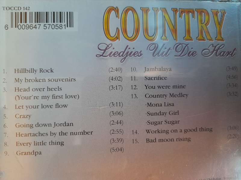 Country liedjies uit die Hart