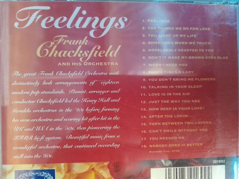 Frank Chacksfield and his Orchestra - Feelings