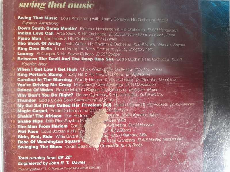 Jazz Greats - Swing that music