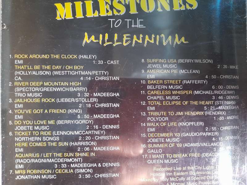 Milestones to the Millennium