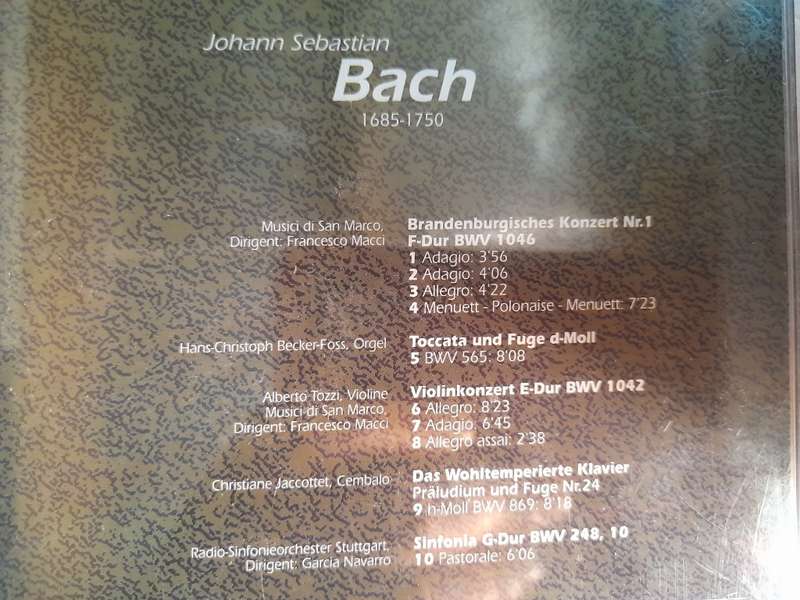 Johan Sebastian Bach - Meisterwerke Der Klassik