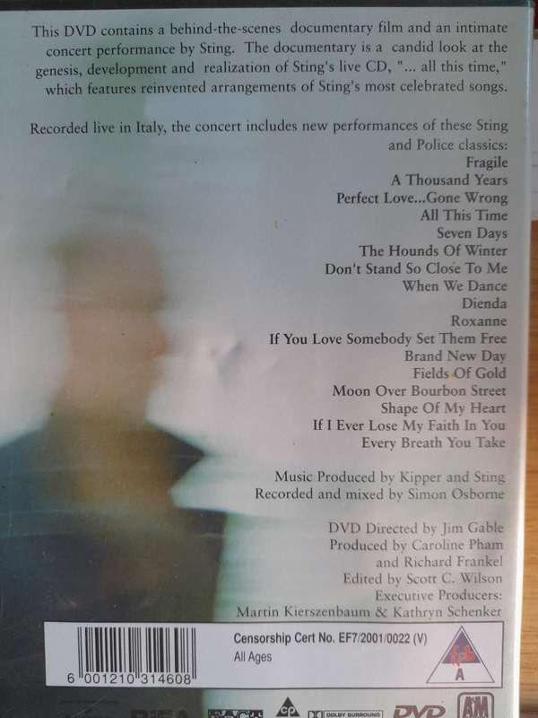DVD: Sting - All This Time