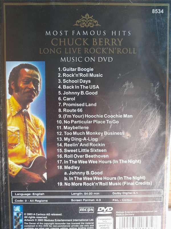 DVD: Chuck Berry - Long Live Rock n Roll