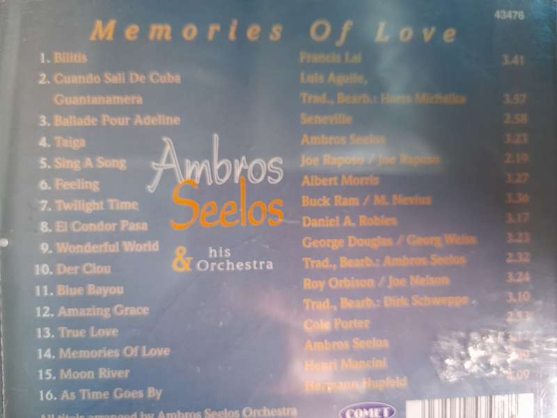 Ambrose Seelos & His Orchestra - Memories of Love