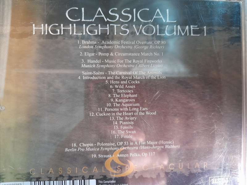 Classical Highlights Volume 1
