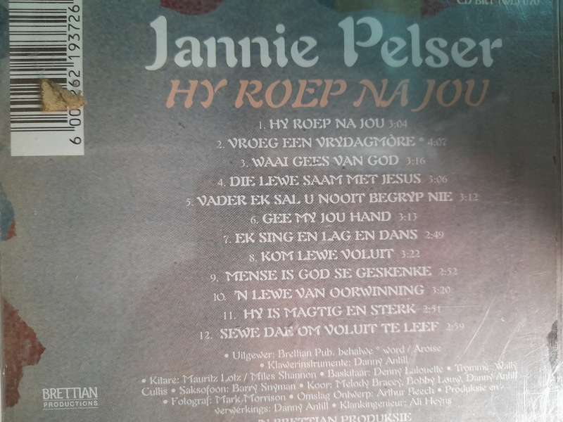 Jannie Pelser - Hy roep na jou