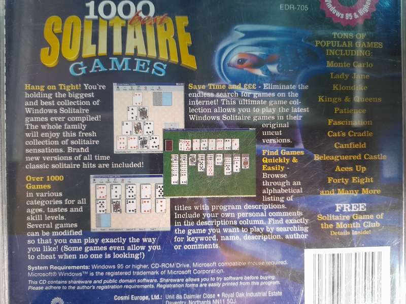 PC Game: 1000 Solitare Games