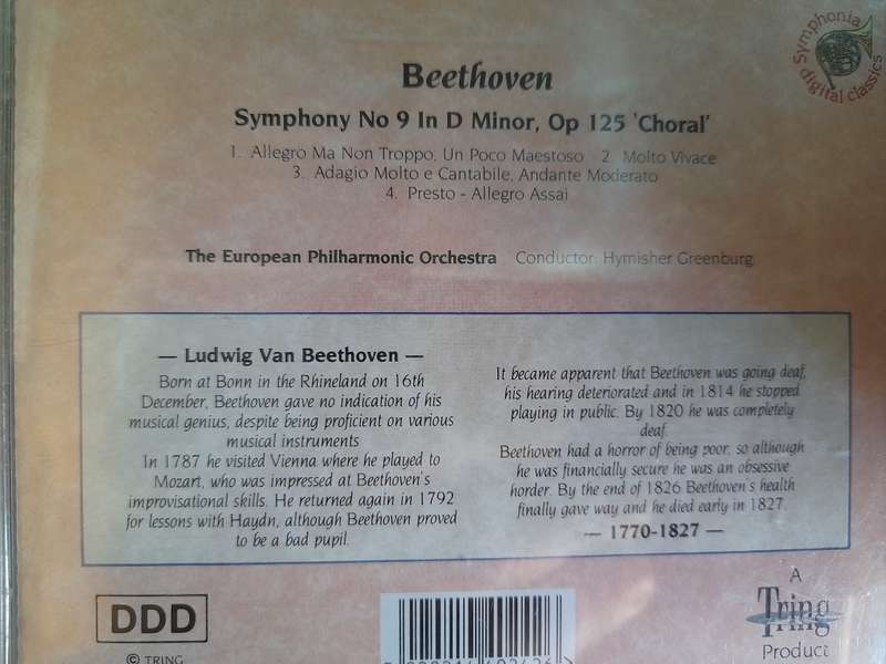 Beethoven - Symphony No 9 Choral