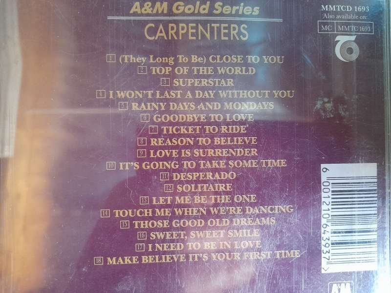 Carpenters - A&M Gold Series
