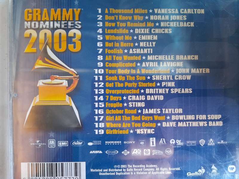 Grammy Nominees 2003 - Various