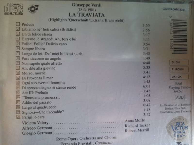 Verdi - La Traviata Highlights