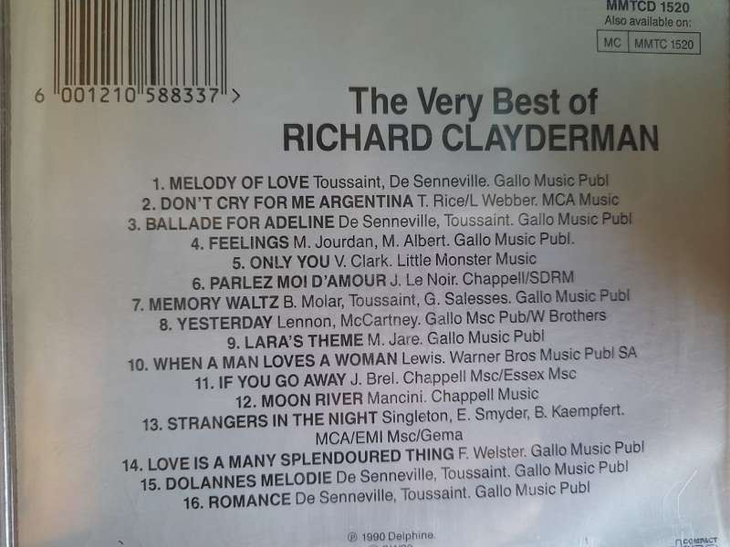 Richard Clayderman - The Best of
