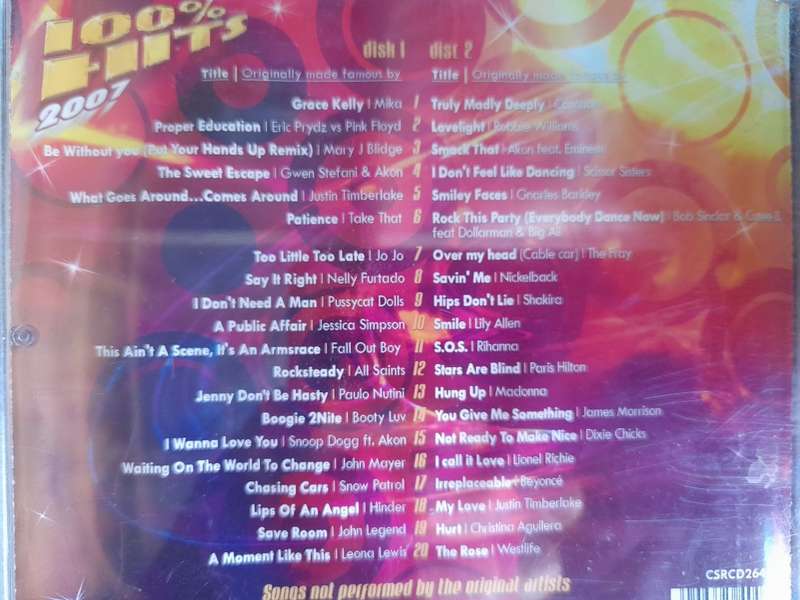 100% Hits 2007 (Double CD)