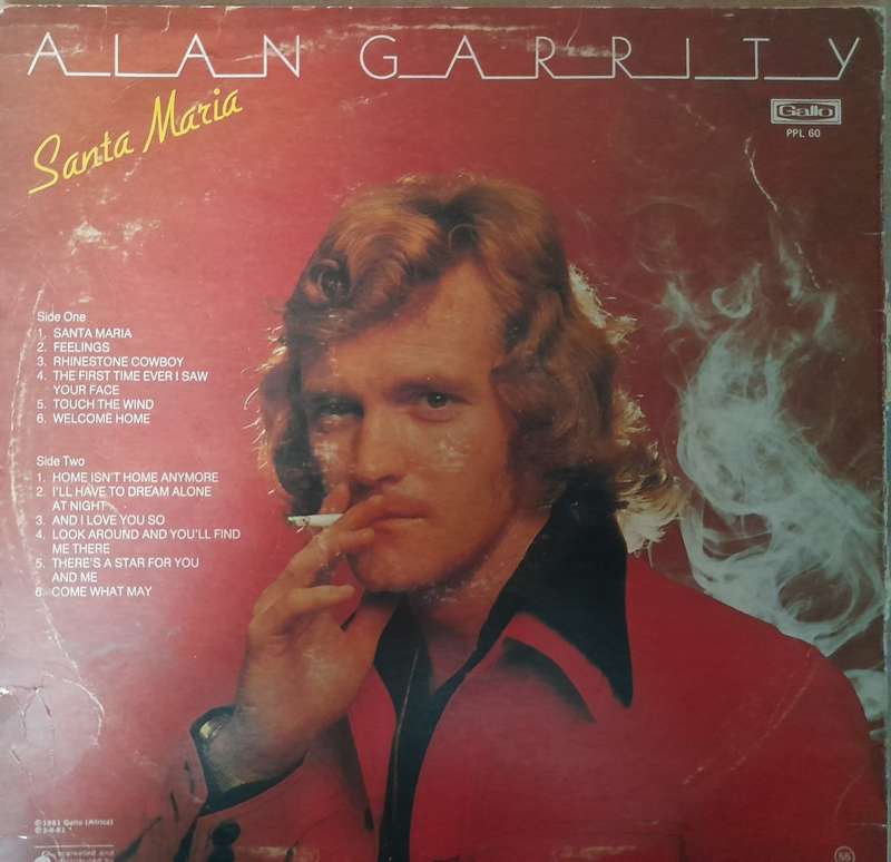 Vinyl: Alan Garity - Santa Maria