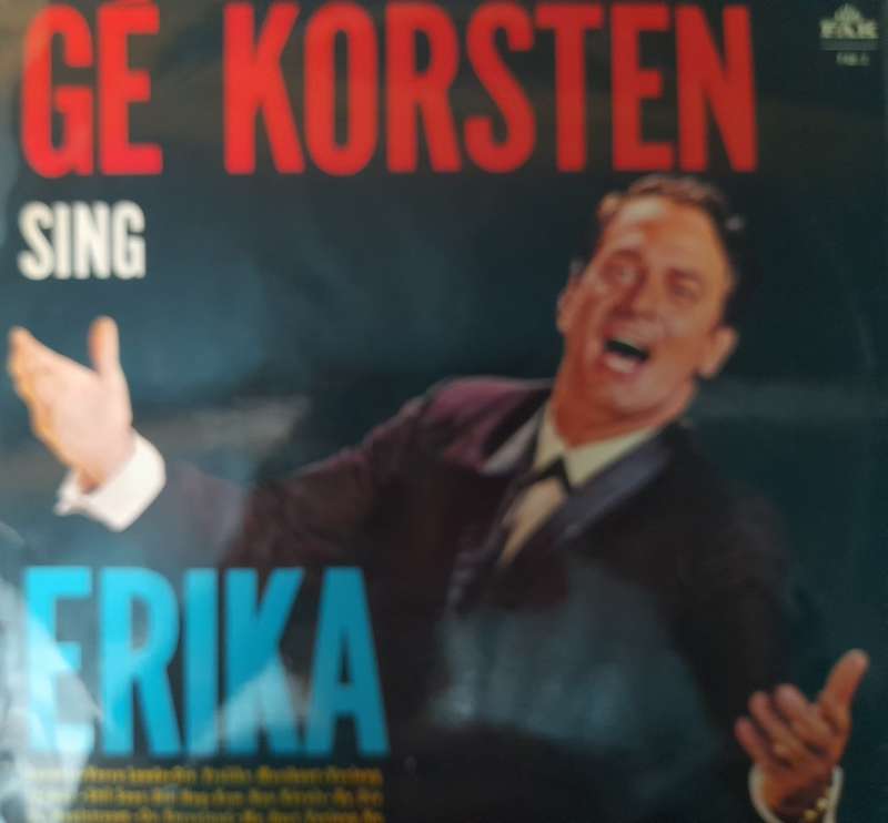 Vinyl: Ge Korsten - Sing Erika