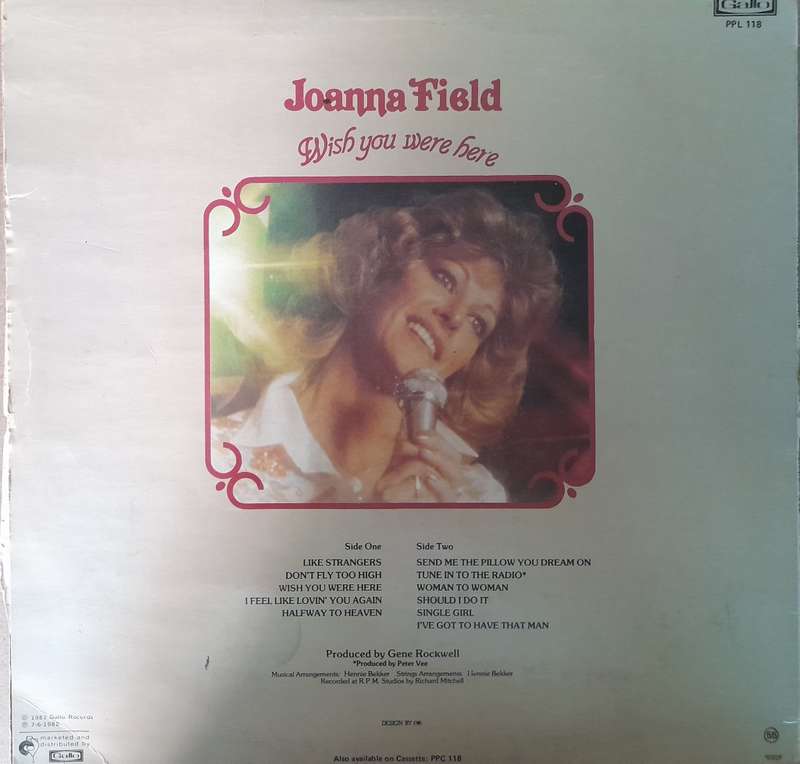 Vinyl: Joanna Field - Wish you were here