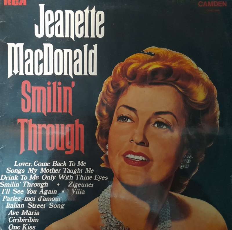 Vinyl: Jeanette MacDonald - Smilin` Through