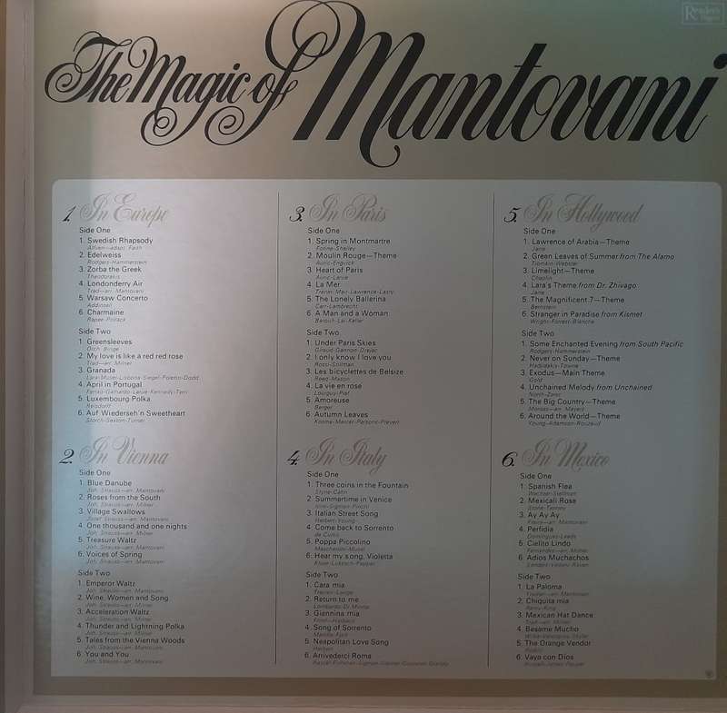 Vinyl: The Magic of Mantovani (6 Record Box Set)