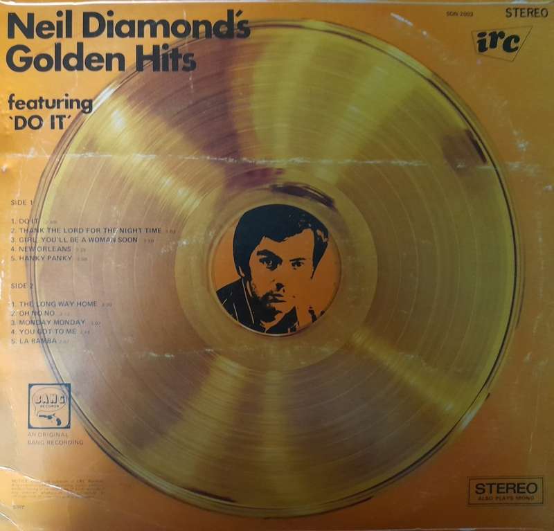 Vinyl: Neil Diamond`s Golden Hits
