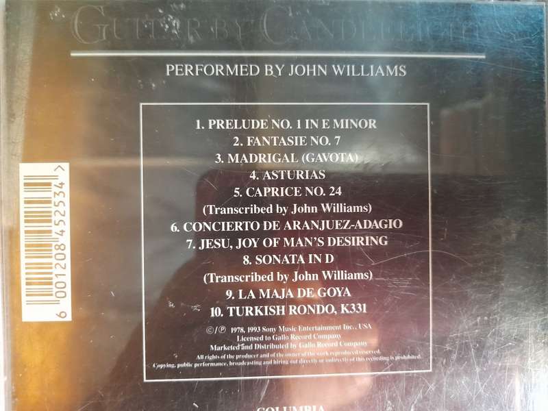 John Williams - Guitar by Candlelight