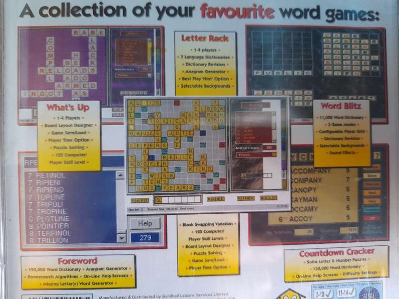 Word games for Windows