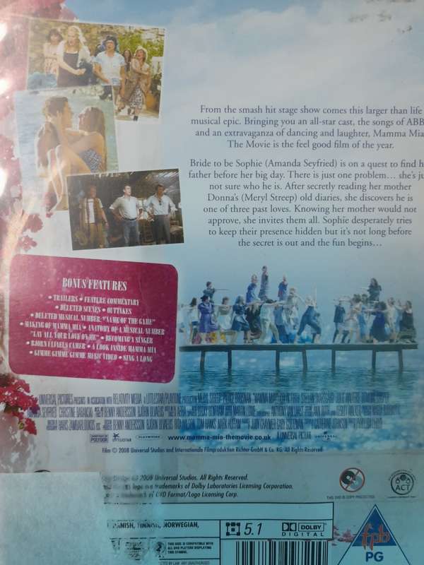 DVD: Mamma Mia The Movie