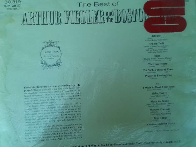 Vinyl: Arthur Fiedler and the Boston Pops - The Best of