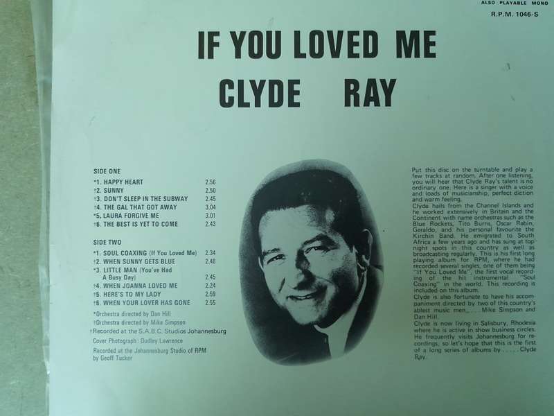 Vinyl: Clyde Ray - If you love me