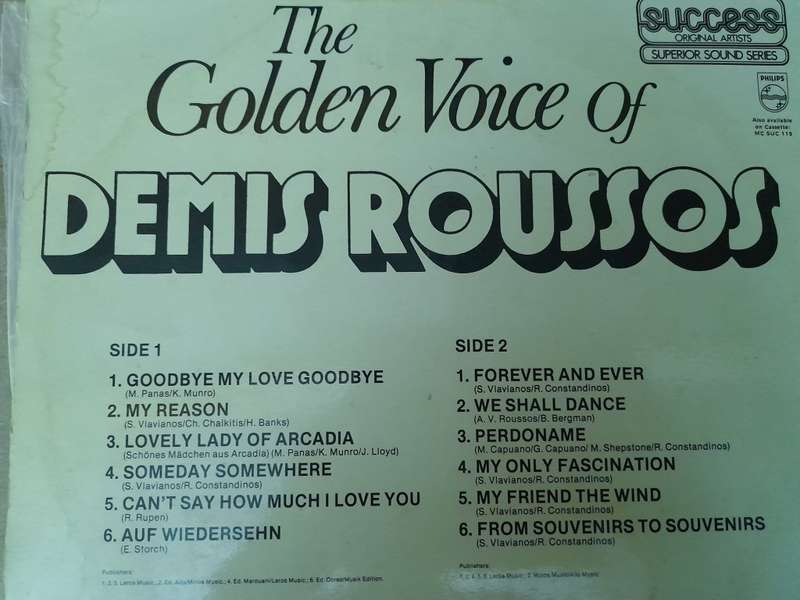 Vinyl: The Golden Voice of Demis Roussos
