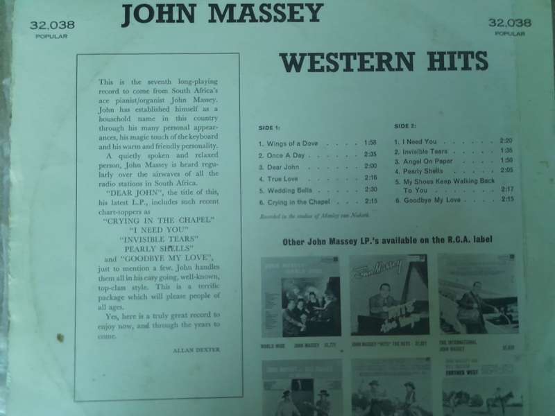 Vinyl: John Massey - Western Hits