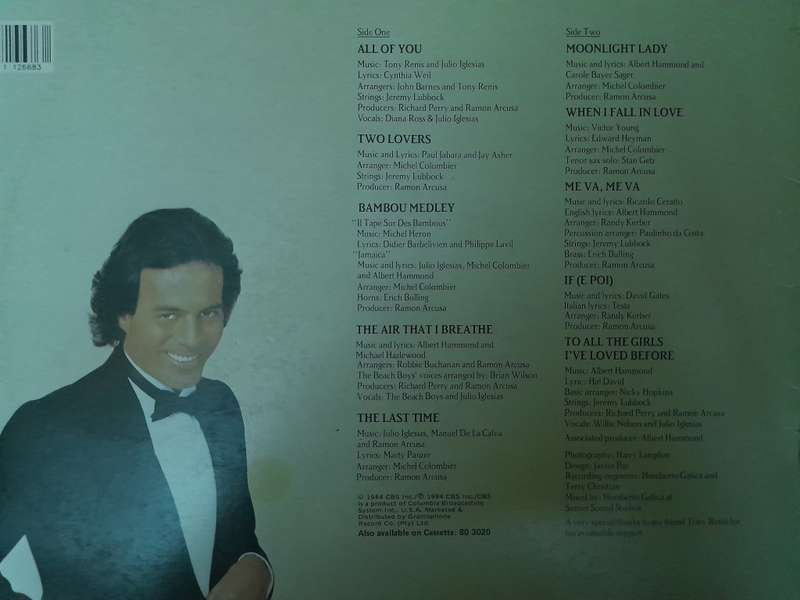 Vinyl: Julio Iglesias - 1100 Bel Air Place