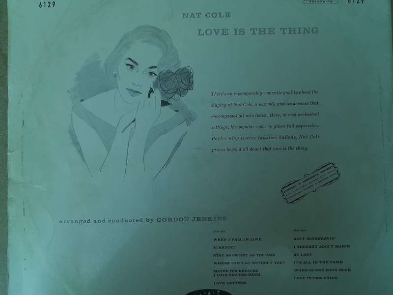 Vinyl: Nat King Cole - Love is the Thing