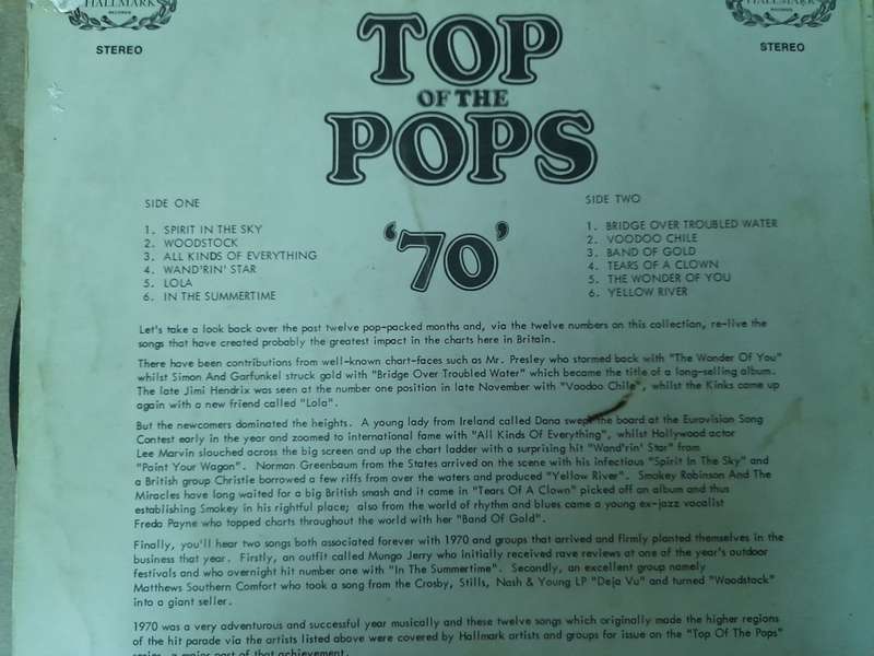 Vinyl: The Best Top of the Pops `70
